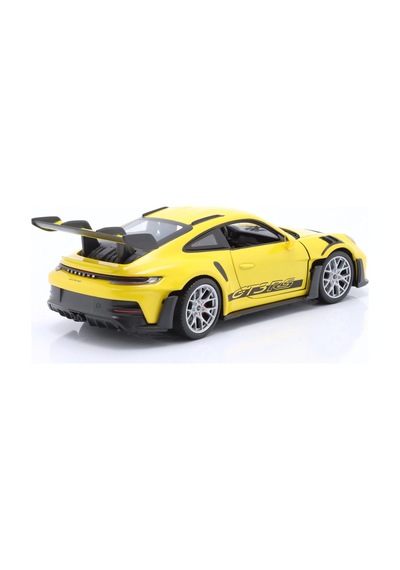 1:24 Porsche 911 Gt3 Rs Model Araba Sarı Detaylı Spor Otomobil