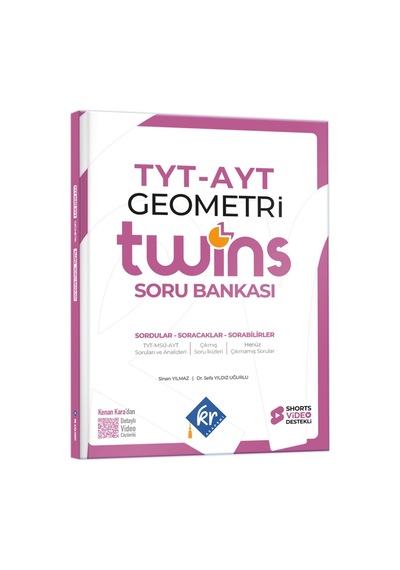 2027 Tyt - Ayt Twins Geometri Soru Bankası Kr Akademi Yayınları