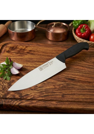 Sürbisa 61180 Şef Aşçı Bıçağı Sürmene Bıçağı Paslanmaz Çelik Profesyonel Et Kesim Doğrama İçin 34 Cm