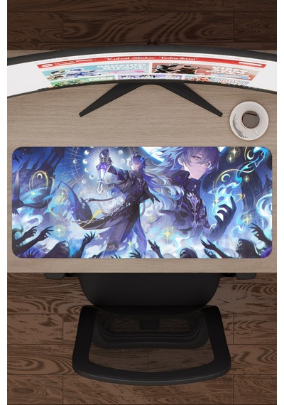 Flins Genshin Impact Anime Oyuncu V3 - 70x30 Xl Gaming Mouse Pad Fare Altlığı