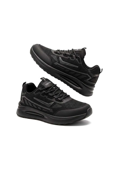 Mcdark Kadın Siyah Trenj Bağcıklı Ortopedi Sneaker Ayakkabı