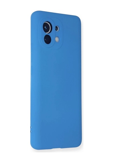Xiaomi Mi 11 Uyumlu Kılıf Nano İçi Kadife Silikon - Mavi