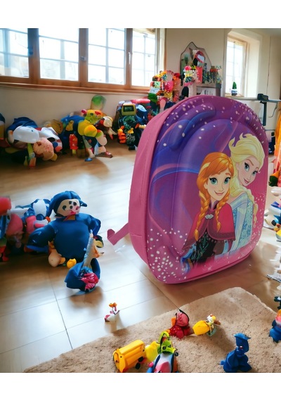 3d Kabartmalı Anna Elsa Anaokulu Kreş Ve Günlük Kullanım Çantası