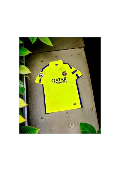 F.c Barcelona 2014/15 Neymar Jr Alternatif Forması Neon Yeşil