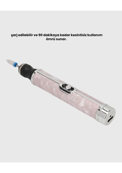 4 Vites Ayarlı Elektrikli Tırnak Matkabı Jel Oje Sökme Akrilik Şekillendirme 05274773