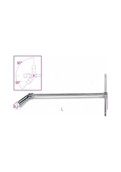 Beta 959 20.8 Mafsallı Buji Lokması Uzun 20,8mm 13/16''