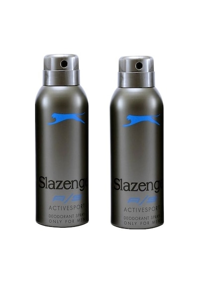 Slazenger Active Sport Mavi Erkek Sprey Deodorant 150 ML x 2