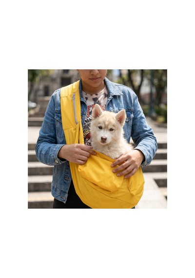 Kedi Ve Köpek İçin Crossbody Pet Sling Taşıma / Seyahat Ana Kucağı Çantası