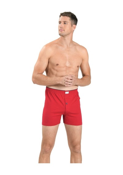 Jiber Erkek Bordo Havlu Kemer Pamuklu Boxer 127