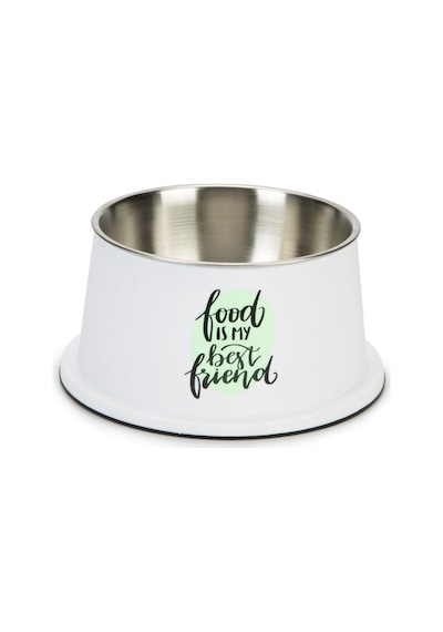 Beeztees Uzun Kulaklı Köpek Mama Su Kabı, Paslanmaz Çelik, Kaymaz, 19cm, 800ml