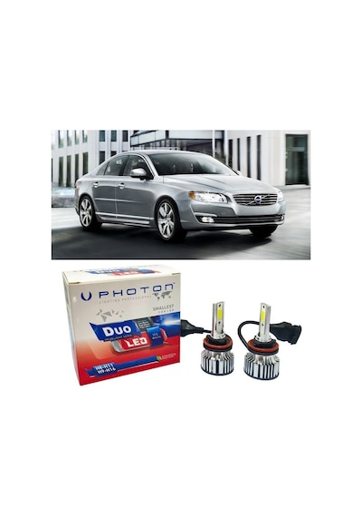 Volvo S80 Led Xenon Uzun Far Ampulü H7 Duo Yeni Seri Beyaz