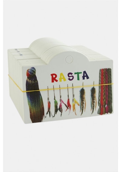 - Glblseme - - 739 - Rasta Kartı-beyaz Çok Renkli