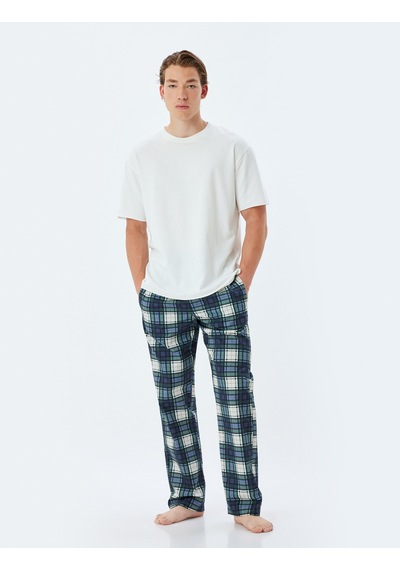 Koton Oversize Pijama Altı Pamuklu Beli Lastikli Cep Detaylı Pamuklu Haki Ekose 4slm50007mw Haki Koton Oversize Pijama Altı Pamuklu Beli Lastikli Cep Detaylı Pamuklu Haki Ekose 4slm50007mw Haki