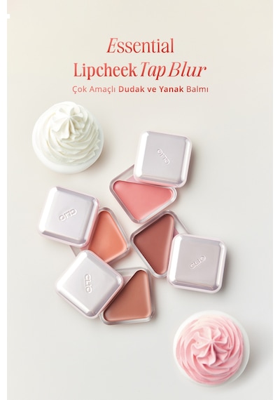 Clıo Essential Lipcheek Tap Blur 04 Petal Cream