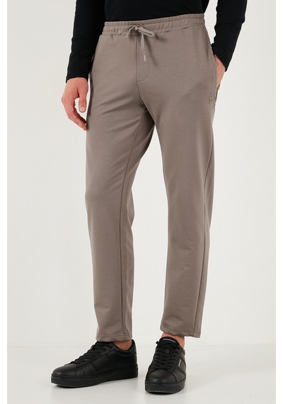 Buratti Regular Fit Normal Bel Düz Paça Erkek Eşofman Altı 5908050 Toprak