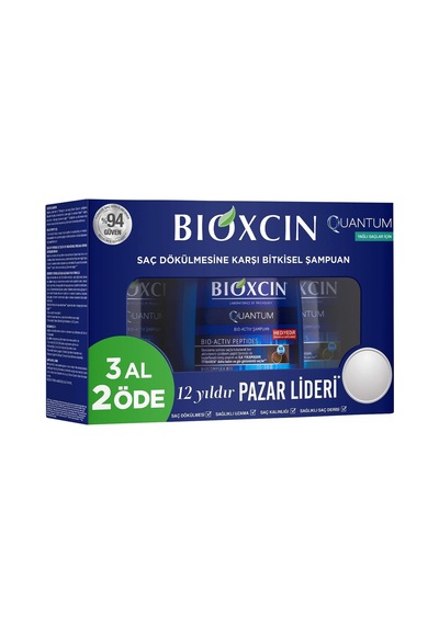 Ayrex Quantum Şampuan 3 X 300 Ml Yağlı Saçlar İçin Sebum Dengeleyici Ve Saç Dökülmesine Karşı Etkili Şam