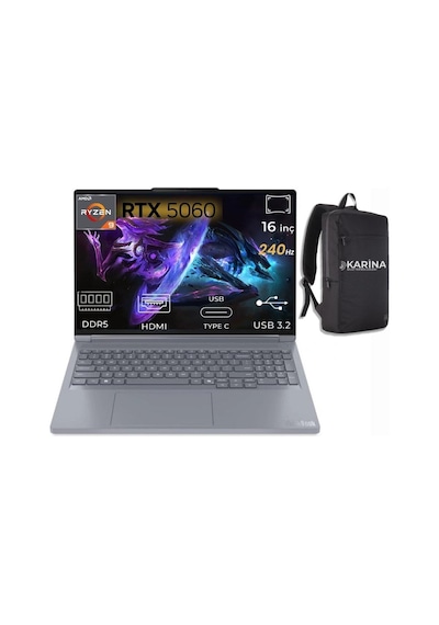 Lenovo ThinkBook 16P G6 ADR 21U00014TX-K42 96 GB 2 TB SSD RTX5060 16" W11P Dizüstü Bilgisayar