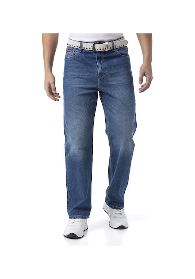 Erkek Baggy Fit Rahat Kesim Streetwear Tarz Pantolon Cd903 Mavi