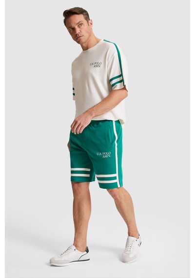 U.s. Polo Assn. Erkek Koyu Yeşil Şort Örme 50322453-vr079 Koyu Yesıl