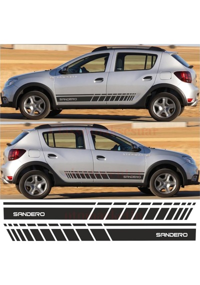 Dacia Sandero Yan Şerit Oto Sticker (288415879) Dacia Sandero Yan Şerit Oto Sticker (288415879)