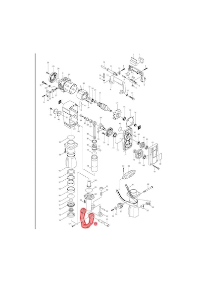 Makita HM1303B Uç Kitleme Ürün Kodu 322478-0