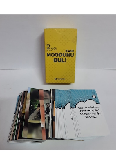 Modunu Bul Klasik2 , 80 Kartli Eğlenceli Genç Yetişkin Arkadaş Yılbaşı Oyun Kartları