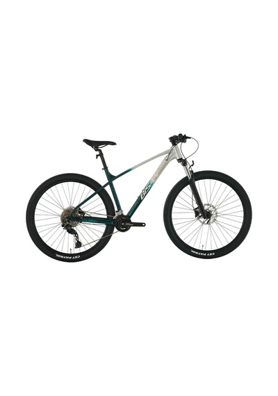 Bisan Bold 10.2 Erkek Dağ Bisikleti 43cm Hd 27.5 Jant 20 Vites Gri Koyu Yeşil Krom Çok Renkli