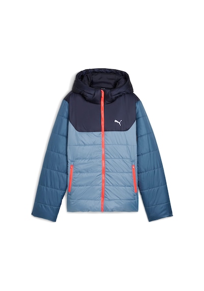 Puma Essentıals Genç Kapüşonlu Mont 685226 34 Mavi
