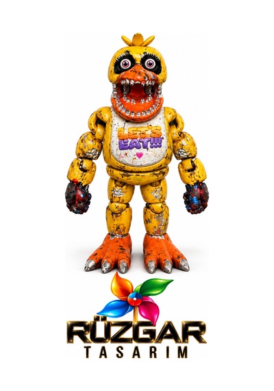 Fnaf Five Nights At Freddy's Withered Chica Fnaf Eklemli Oyuncak