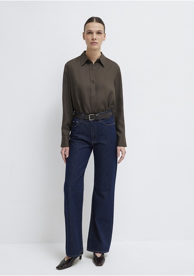 Mavi - Haki Tencel Liyosel Gömlek 1211506-71603 Yeşil