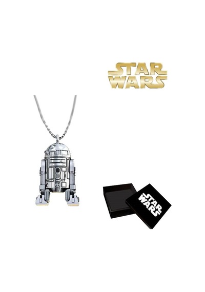 R2-d2 Silver Plated Necklace Kolye Çok renkli