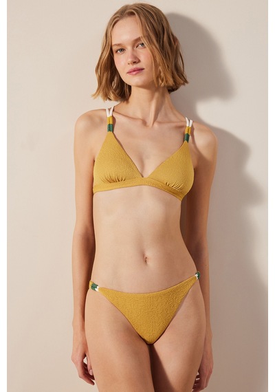 Penti Blanca Side Dokulu ve Makromeli Sarı Bikini Altı Plmnre1t24ıy-ye16