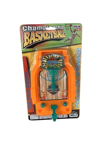 Mini Basketbol Şut Oyunu, Yaylı Fırlatmalı 24cm