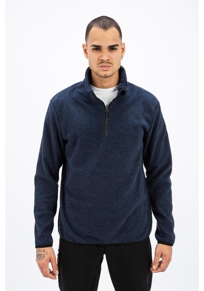 Exuma 2112125-410 Melanj Half Zip Polar M Erkek Polar Siyah