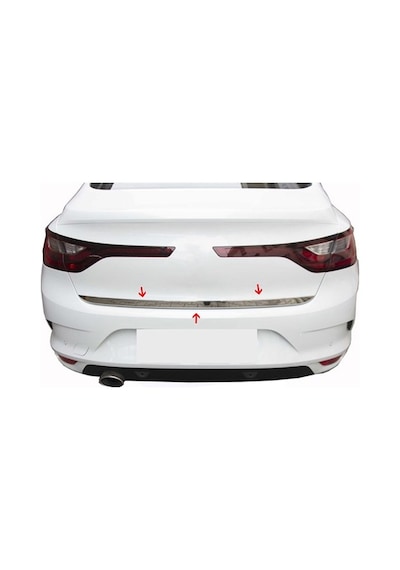 Renault Megane 4 Krom Bagaj Alt Çıtası Sedan 2016 -2021