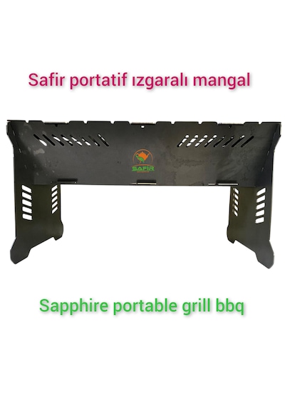 Safir Portatif Izgaralı Mangal Safir Sök-tak Mangal Ateş Çukuru