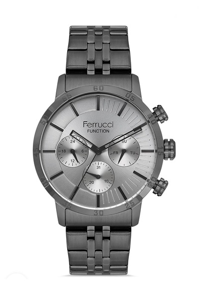 Ferrucci Fcf062654 Çelik Erkek Kol Saati Fonksiyonları Aktif