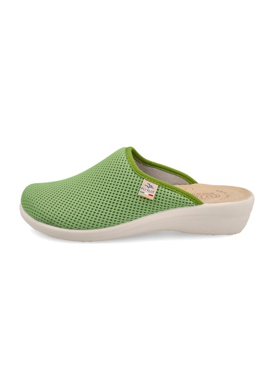 Sneaker Günlük Kadın T4 368 Fe Fly Flot Cloth Slipper Green Green Yeşil