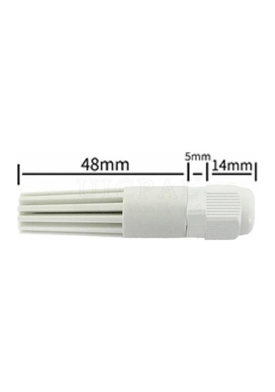 Devremarkt Plastik Sensör Kutusu Pvc68 Ds18b20 Lm35 Ntc Sht11 Htu21 Sht20 Sht21 Sht15 Sht75 Sht30 Aht10 Bme280