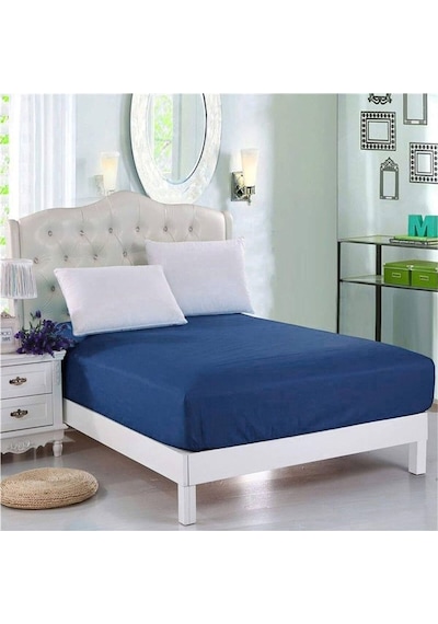 Özdilek Fitted Çarşaf Ranforce Yst.100 200 Indıgo Colourıst