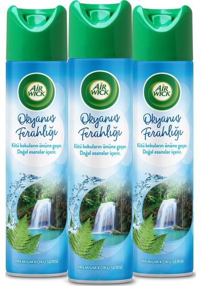 Air Wick Aerosol Okyanus Ferahlığı 3x300 Ml Okyanus
