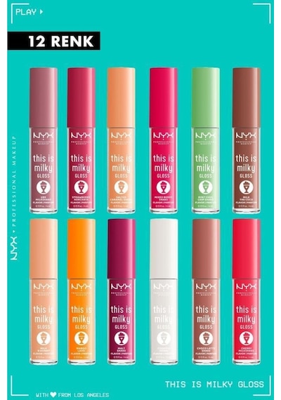NYX Professional This Is Milky Gloss Dudak Parlatıcısı Milk N Hunny
