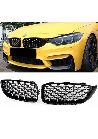 Bmw 4 Serisi F32 Ön Panjur Böbrek Diamond Model Oem