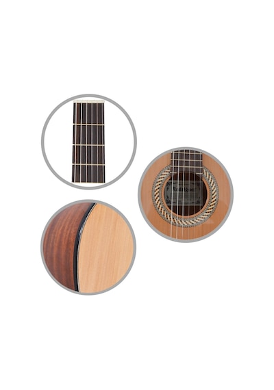 Rodriguez Gitar Klasik Gül Rc578Mn