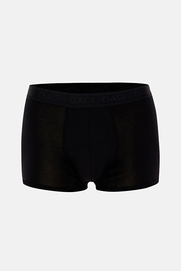 Dagi Erkek Mavi Siyah 3^lü Desenli Micro Modal Boxer- 4210ms Mavi - Siyah