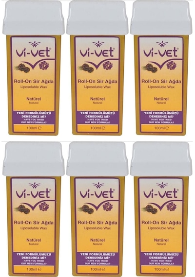 Natural Kartuş Sir Ağda 100 ml 6'lı Set