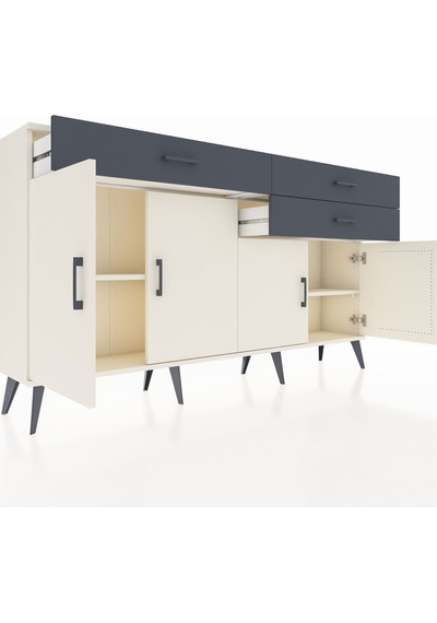 Arges Konsol 2 Raflı 3 Çekmeceli 4 Kapaklı 176x30x99 Aytaşı-aytaş Aytaşı-aytaşı/antrasit Arges Konsol 2 Raflı 3 Çekmeceli 4 Kapaklı 176x30x99 Aytaşı-aytaş Aytaşı-aytaşı/antrasit