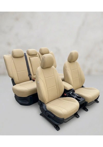 Hyundai İ30 -özel Dikim - Orta Delikli Deri -kenar Düz Deri