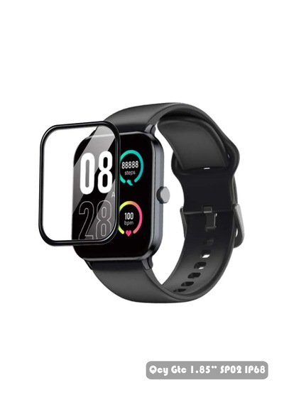 Qcy Gtc 1.85" Sp02 Ip68 Ekran Koruyucu 3d Kavisli Full Kaplama Pm