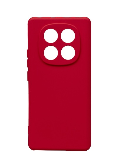 Zore Redmi Note 14 Pro 4g Kılıf Nvth Biye Silikon - Kırmızı